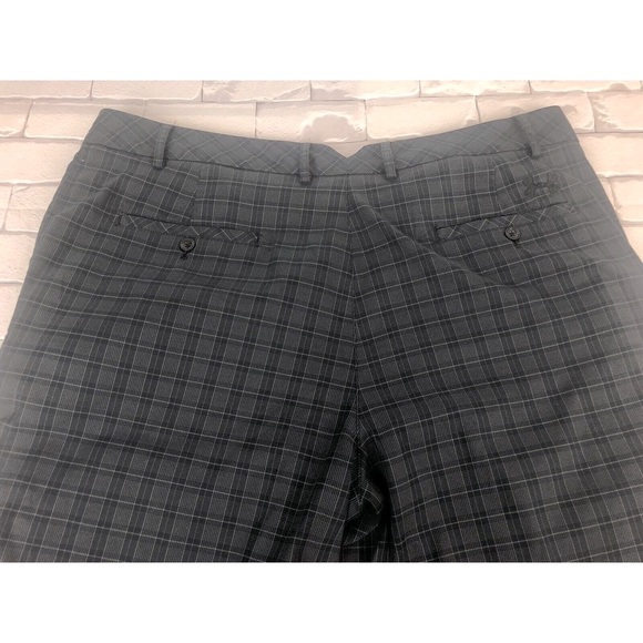 Under Armour Board Shorts 38 Mens Black Gray Plaid Active Outdoor Lightweight - Picture 5 of 7